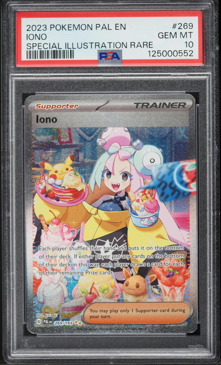 2023 Pokemon Scarlet & Violet Paldea Evolved SIR Iono #269 PSA 10 GEM MINT