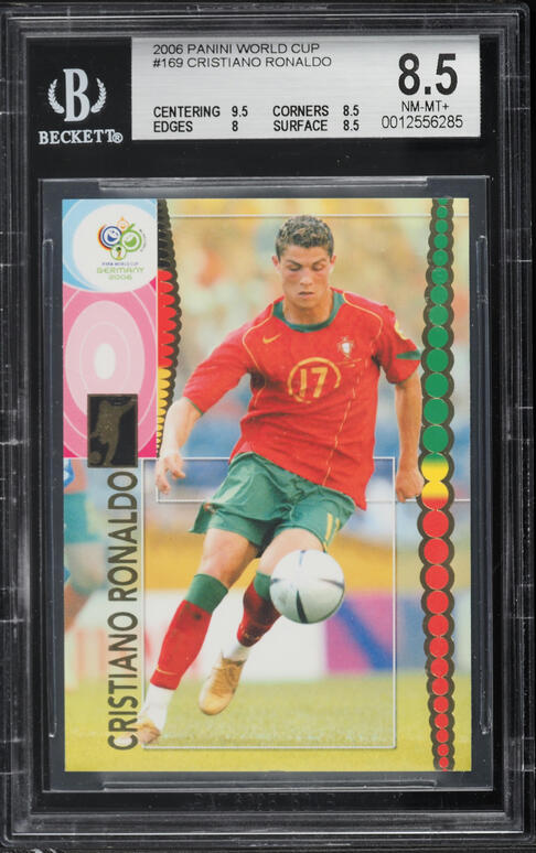 2006 Panini World Cup Germany Cristiano Ronaldo #169 BGS 9.5 GEM