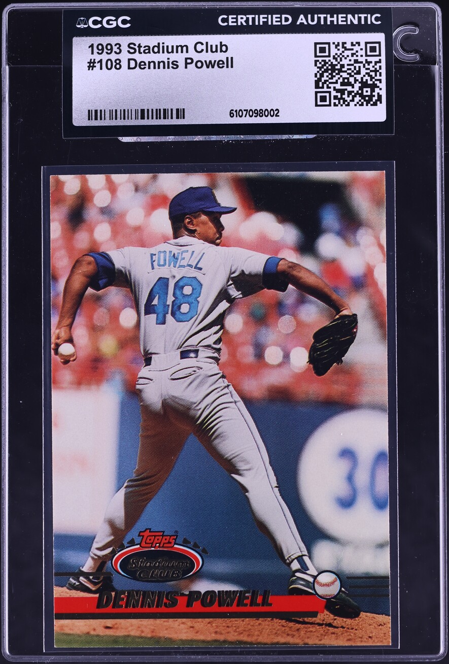 1993 Topps Stadium Club Baseball Dennis Powell #108