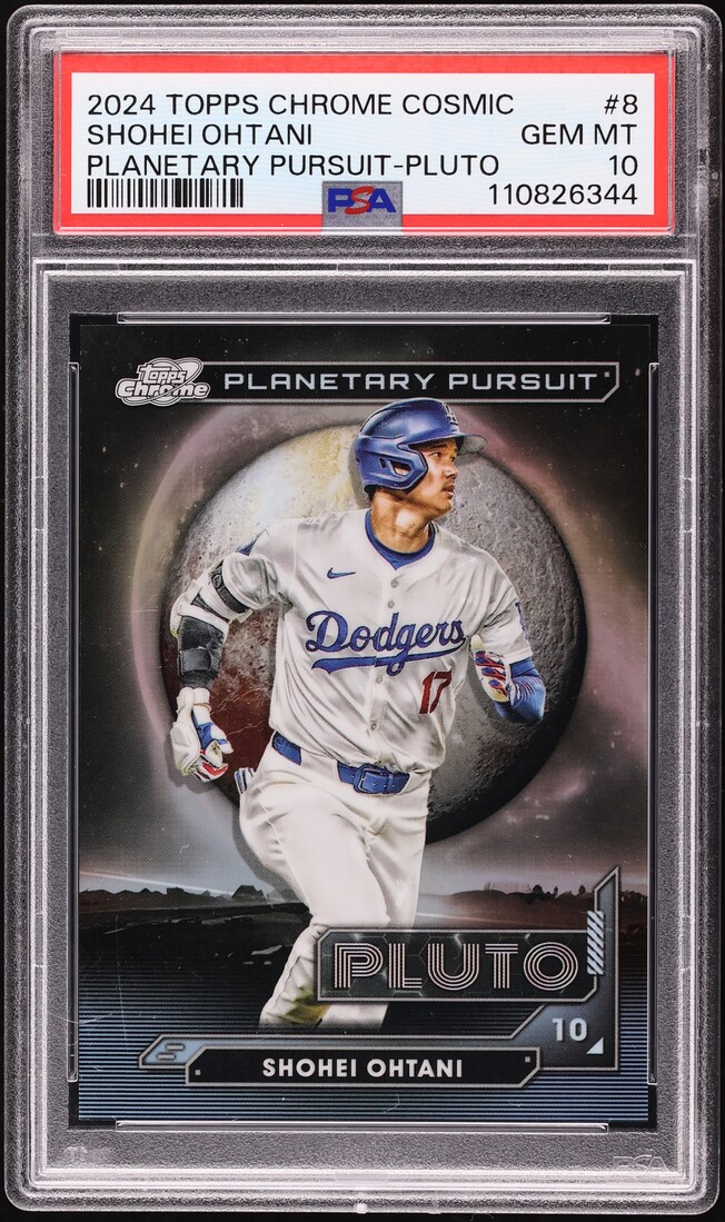 2024 Topps Chrome Cosmic Planetary Pursuit Pluto Shohei Ohtani #8 PSA 10 GEM MINT