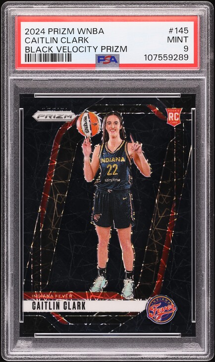 Caitlin Clarke Rookie Card 2024 Panini Prizm WNBA Caitlin Clark #22 Rookie  Card - Graded PSA 8 Near Mint