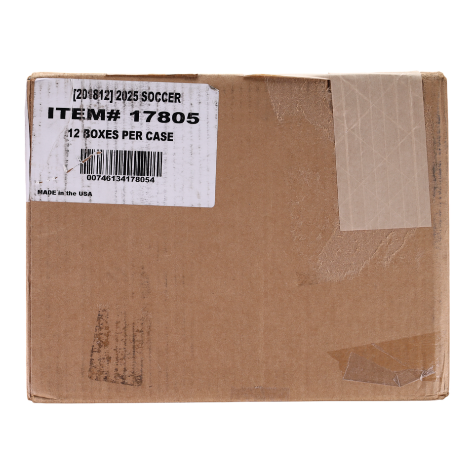 2025 Panini Prizm FIFA World Club World Cup Soccer Sealed Hobby Case, 12ct Box