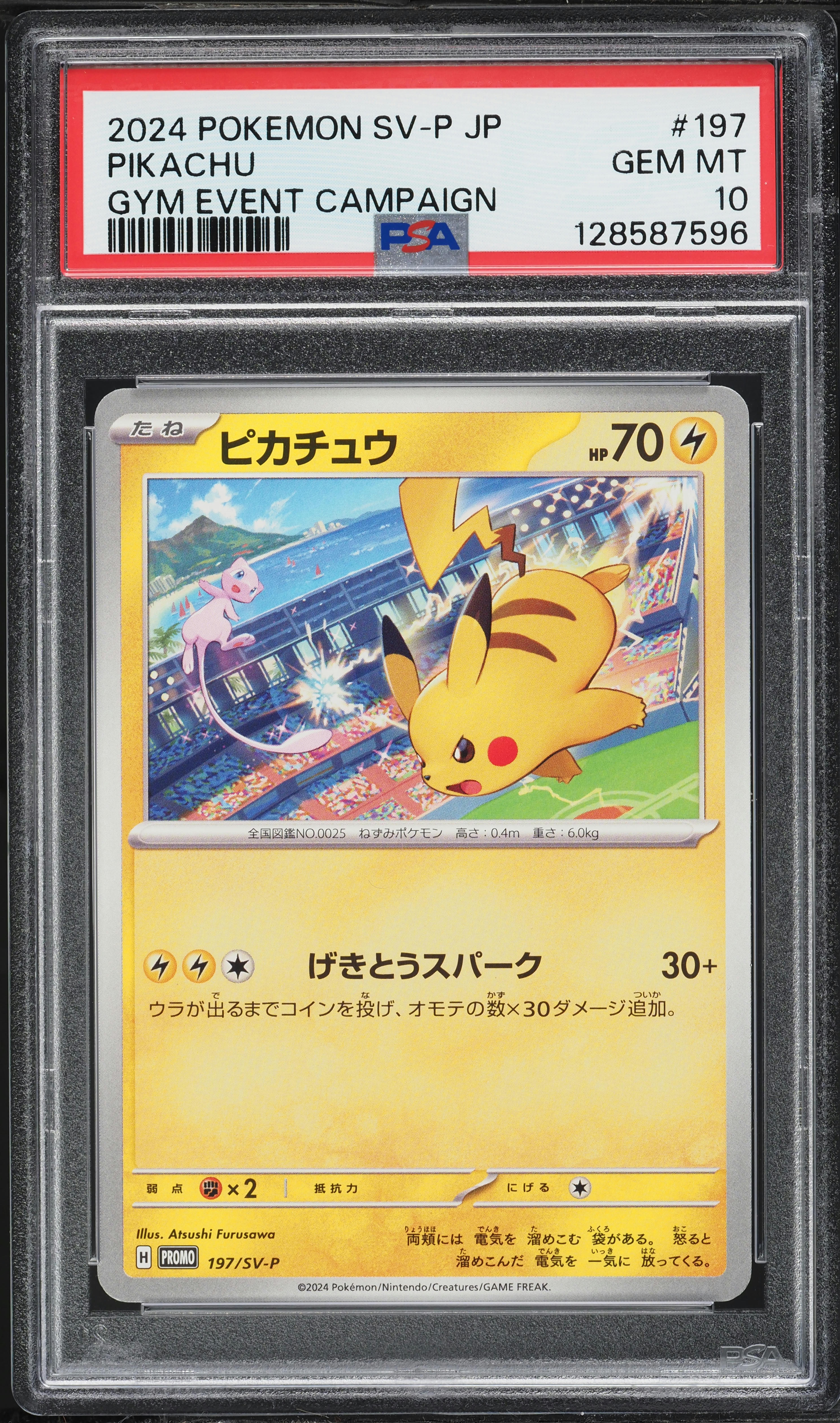 2024 Pokemon Japanese Scarlet & Violet Promo Gym Event Pikachu 
