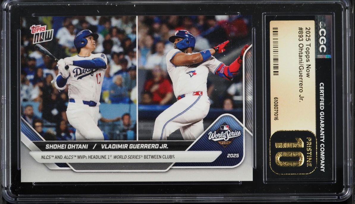 2025 Topps Now Shohei Ohtani & Vladimir Guerrero Jr. #893 CGC 10 PRISTINE
