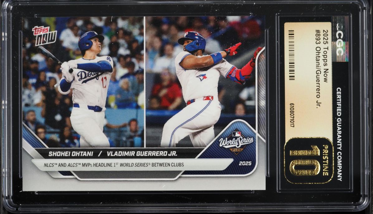 2025 Topps Now Shohei Ohtani & Vladimir Guerrero Jr. #893 CGC 10 PRISTINE