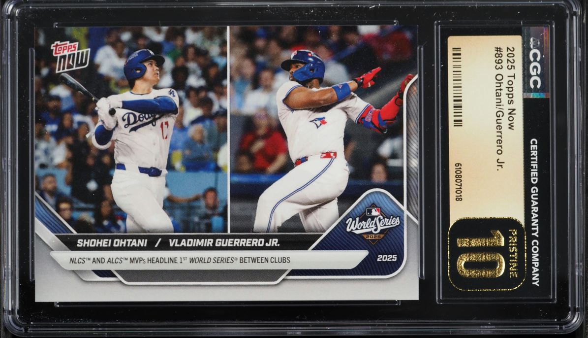 2025 Topps Now Shohei Ohtani & Vladimir Guerrero Jr. #893 CGC 10 PRISTINE