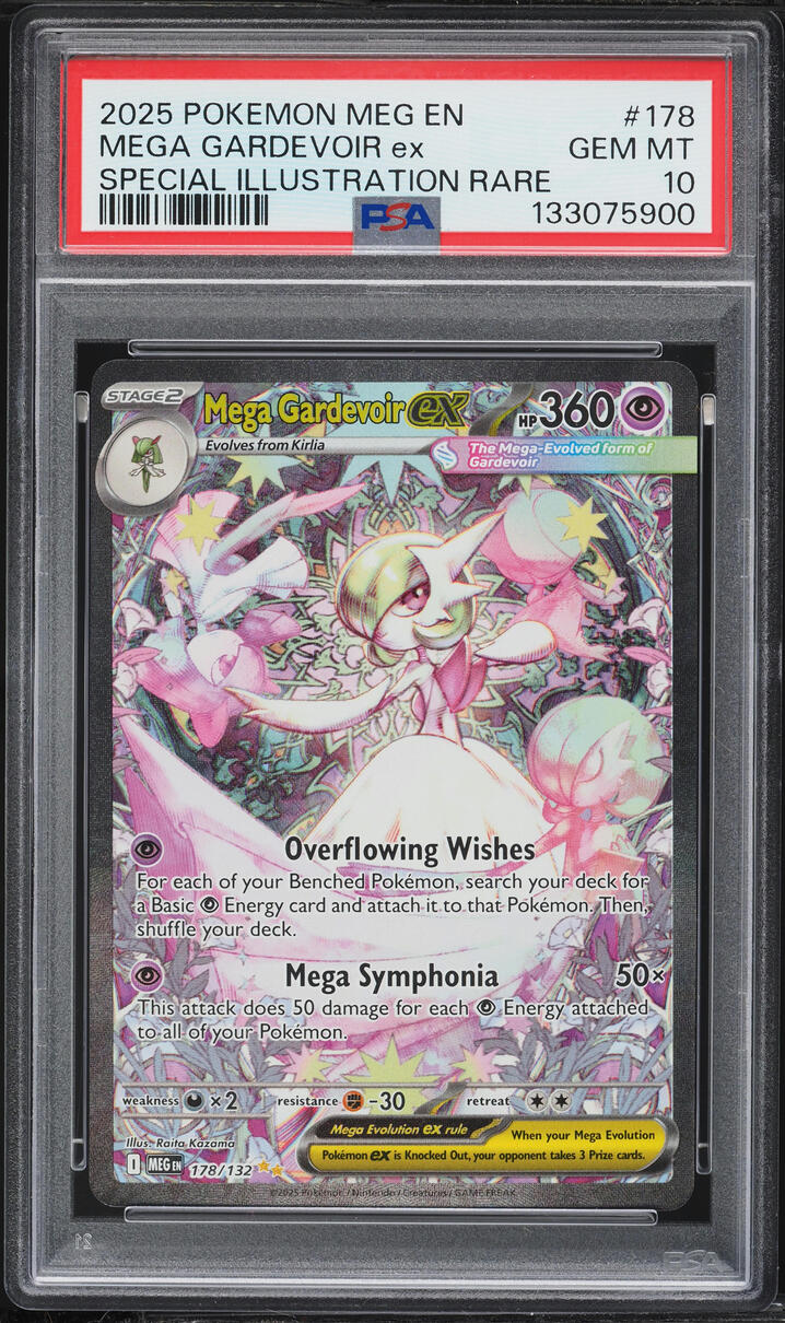 2025 Pokemon Mega Evolution SIR Mega Gardevoir EX #178 PSA 10 GEM MINT
