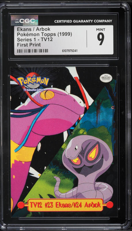 1999 Pokemon Fossil 1st Edition Ekans #46 CGC 10 PRISTINE on Fanatics  Collect