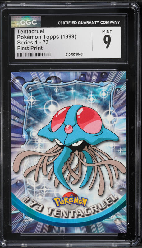 1999 Topps Pokemon Series 1 First Print Tentacruel #73 CGC 9 MINT on  Fanatics Collect