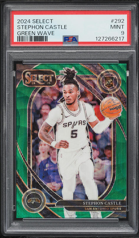 2024 Select Courtside Green Wave Stephon Castle SP ROOKIE /50 #292