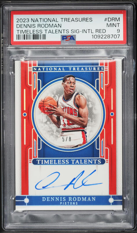 1998 Metal Universe Precious Metal Gems PMG Dennis Rodman /50 #16