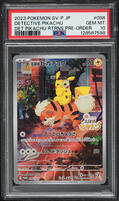2023 Pokemon Japanese Scarlet & Violet Full Art Detective Pikachu