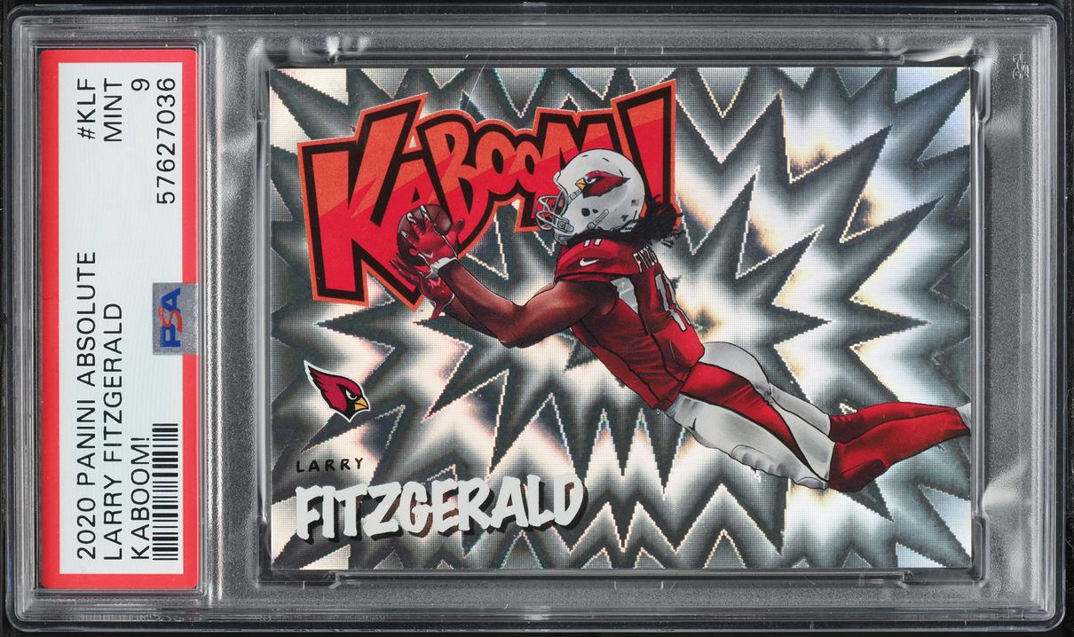 2020 Absolute Kaboom! Larry Fitzgerald #K-LF PSA 9 MINT