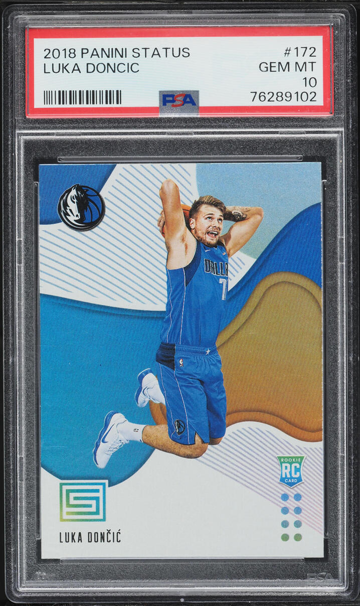 2018 Panini Status Luka Doncic ROOKIE #172 PSA 10 GEM MINT
