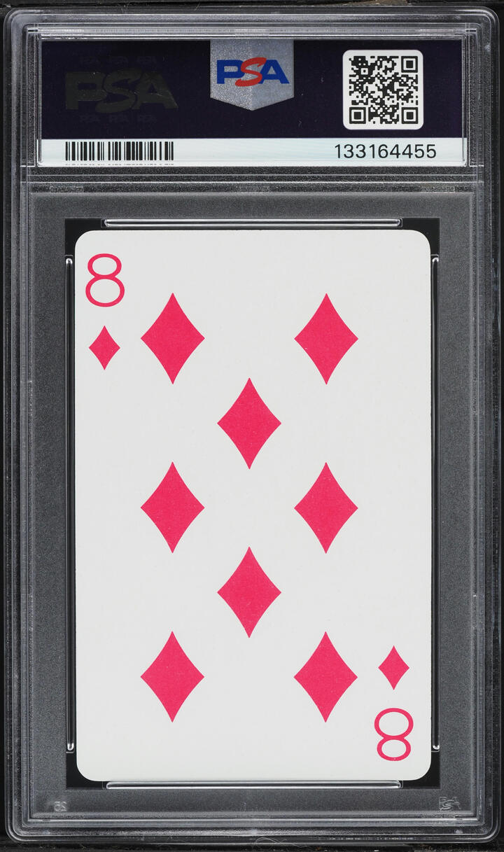 1973 U.S. Playing Cards Babe Ruth 8 OF DIAMONDS PSA 10 GEM MINT