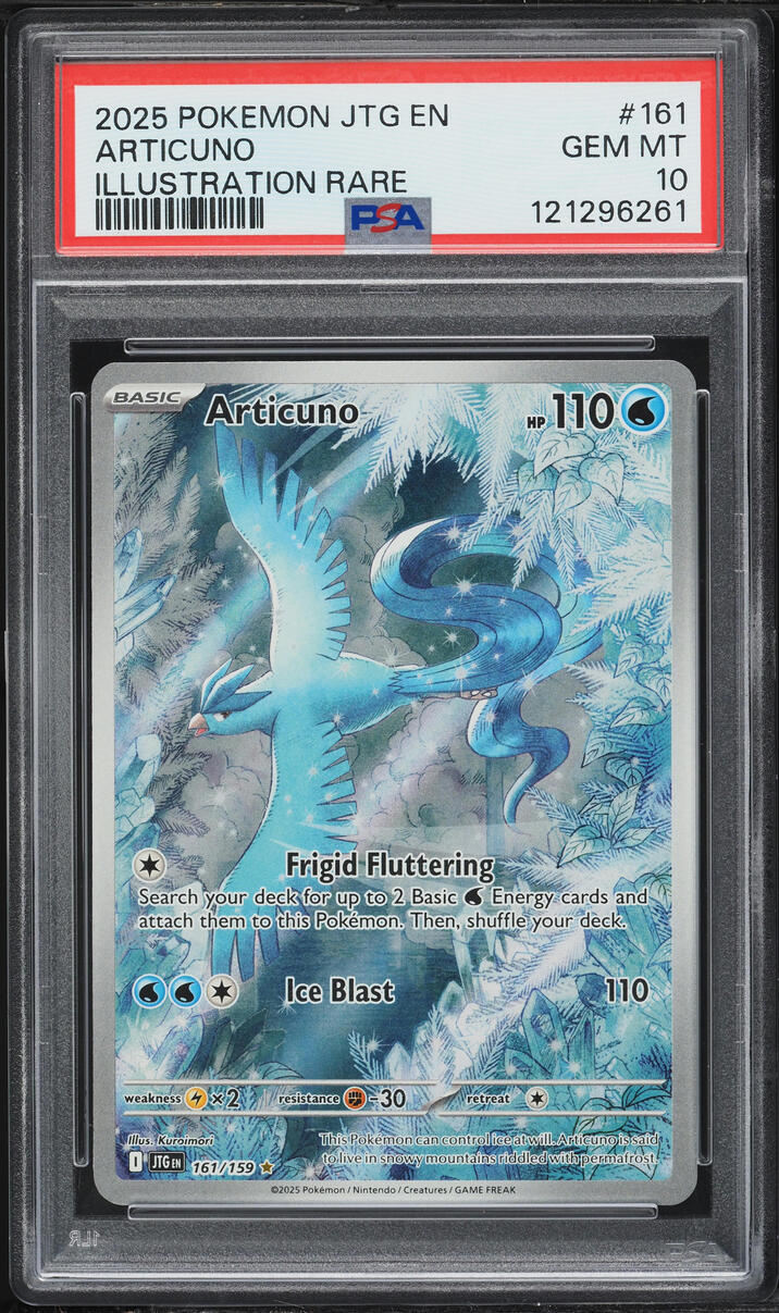 2025 Pokemon Scarlet & Violet Journey Together IR Articuno #161 PSA 10 GEM MINT