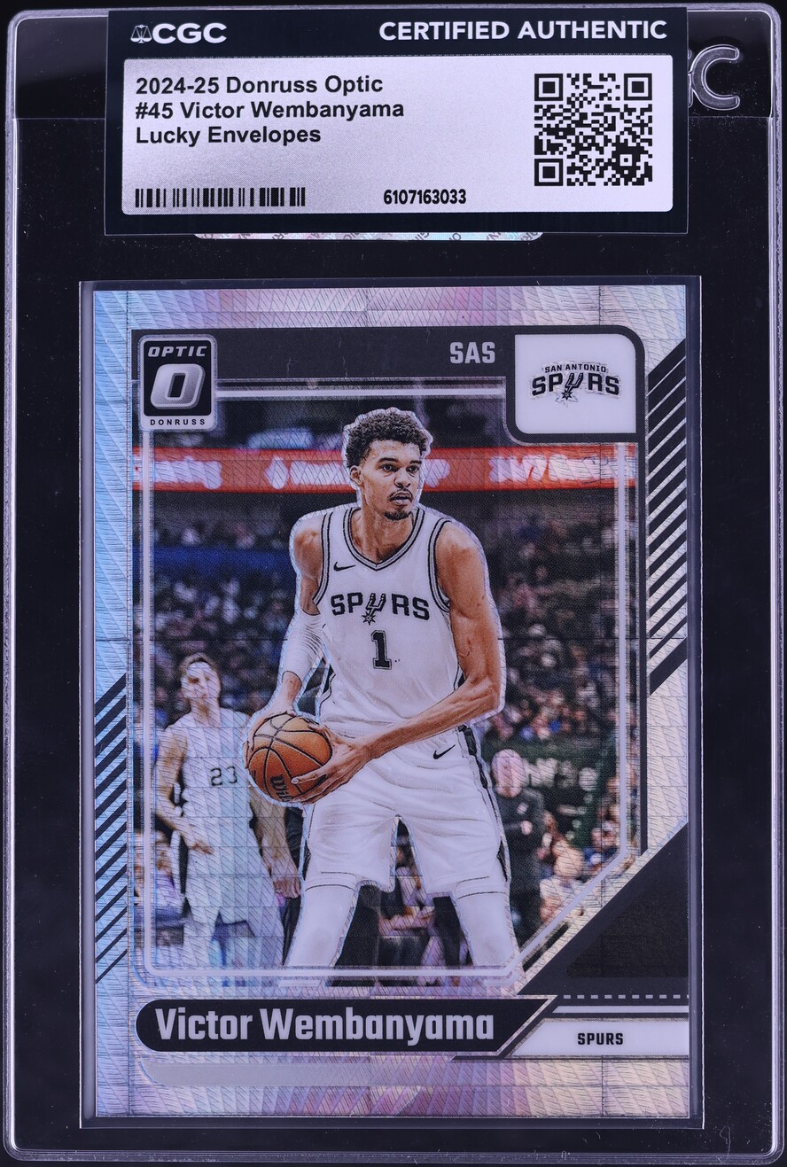2024 Donruss Optic Lucky Envelopes Victor Wembanyama /8 #45 CGC AUTH