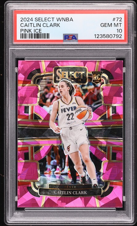 2024 Select Concourse WNBA Pink Ice Prizm Caitlin Clark ROOKIE #72
