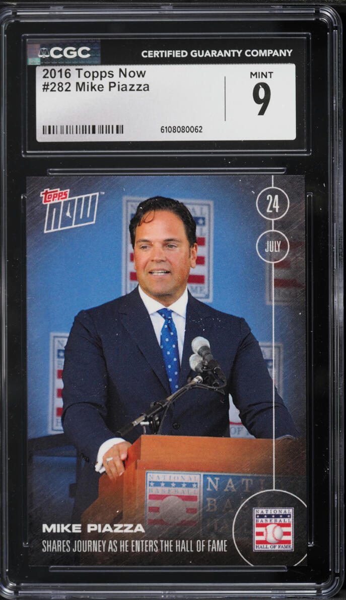2016 Topps Now Mike Piazza #282 CGC 9 MINT