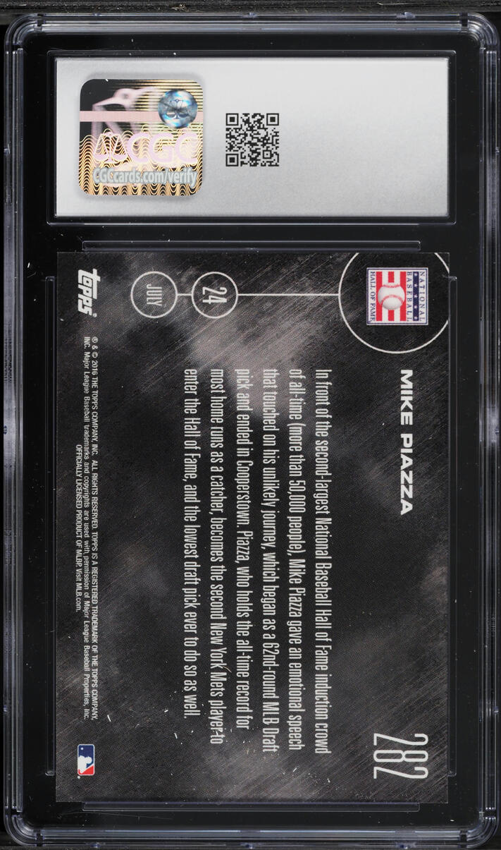 2016 Topps Now Mike Piazza #282 CGC 9 MINT