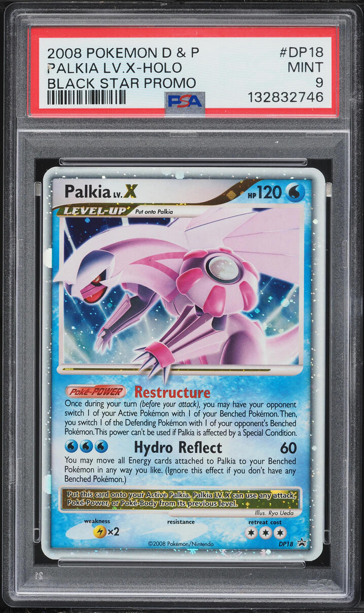 2008 Pokemon Diamond & Pearl Promo Holo Palkia Lv.X #DP18 PSA 9