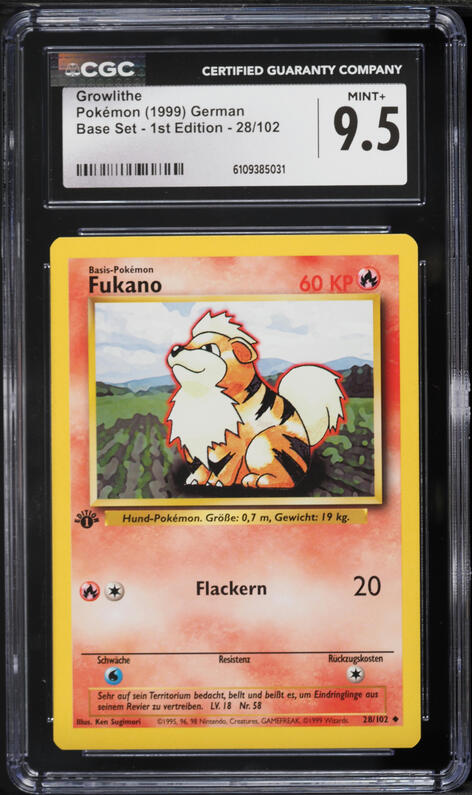 basic growlithe pokemon card value 20 Original Pokemon Cards + 1 Reverse Holo Rare English Pokemon Card Pack,  20 Rare Pokemon Cards + 1 Glossy Card, Official Pokemon Card Pack:  Amazon.de: Toys main image 1