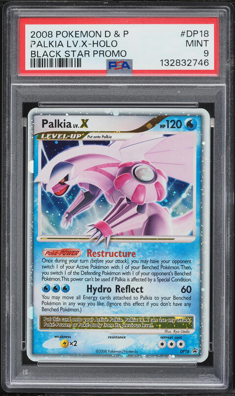 2008 Pokemon Diamond & Pearl Promo Holo Palkia Lv.X #DP18 PSA 9