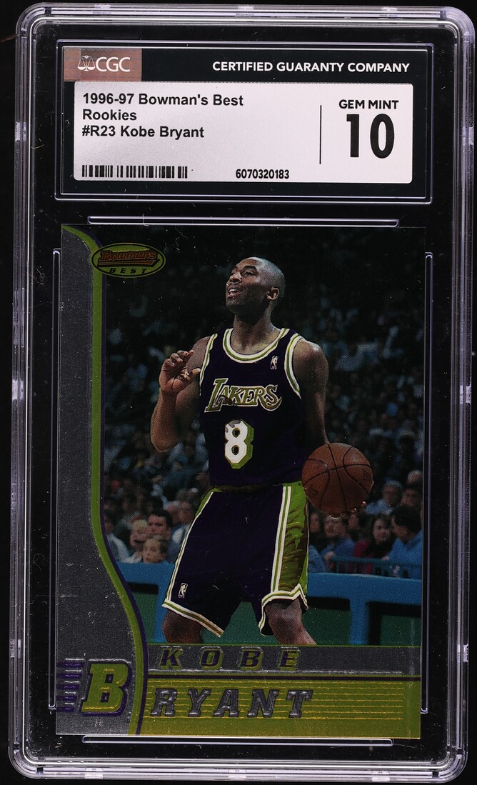 1996 Bowman's Best Kobe Bryant ROOKIE #R23 CGC 10 GEM MINT on