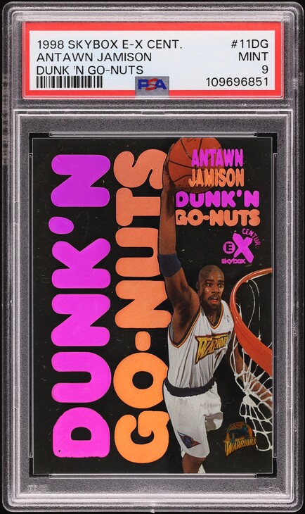1998 Skybox E-X Century Dunk 'N Go-Nuts Michael Olowokandi ROOKIE