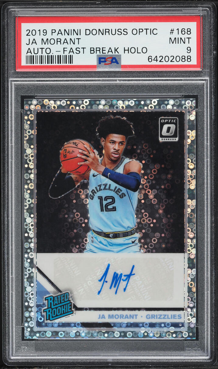 ja morant graded rookie card 2019 Court Kings - Ja Morant - Level 2 II Rookie Card - #115 main image 0