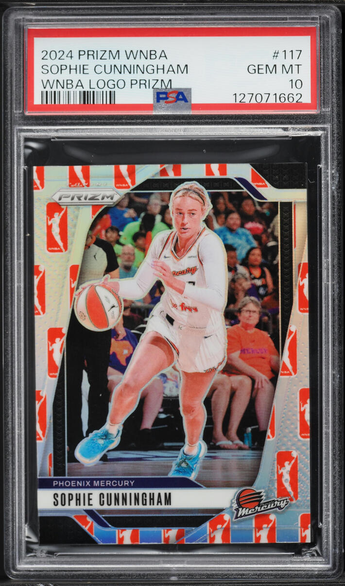 2024 Panini Prizm WNBA Logo Sophie Cunningham #117 PSA 10 GEM MINT