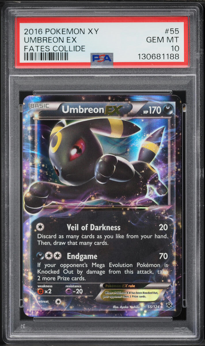 2016 Pokemon XY Fates Collide Holo Umbreon EX #55 PSA 10 GEM MINT