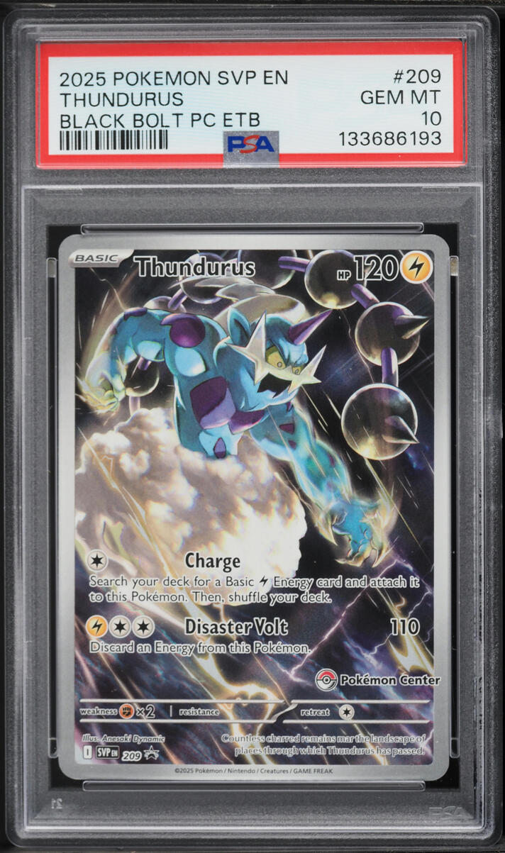 2025 Pokemon Scarlet & Violet Promo Black Bolt Center Alt Art