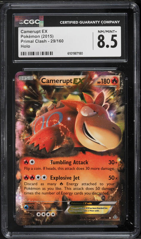 Pokemon - Camerupt-EX 29160 - XY Primal Clash - Holo