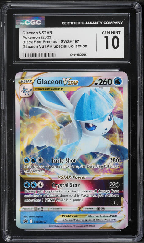 2022 Pokemon Japanese SWSH VSTAR Universe Glaceon VSTAR #217 CGC