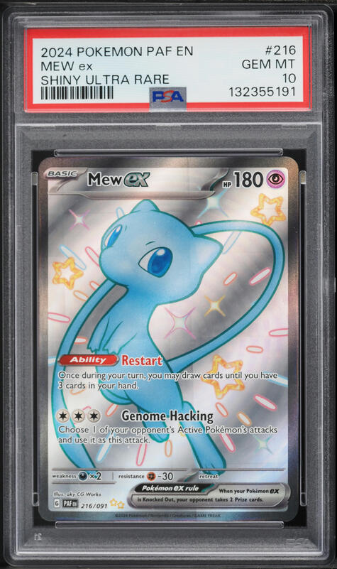 2023 Pokemon Japanese Scarlet & Violet Treasure Full Art Shiny Mew