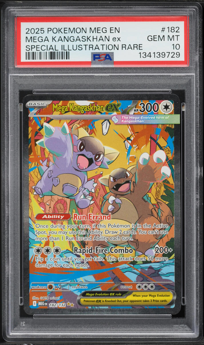 2025 Pokemon Mega Evolution SIR Mega Kangaskhan EX #182 PSA 10 GEM MINT