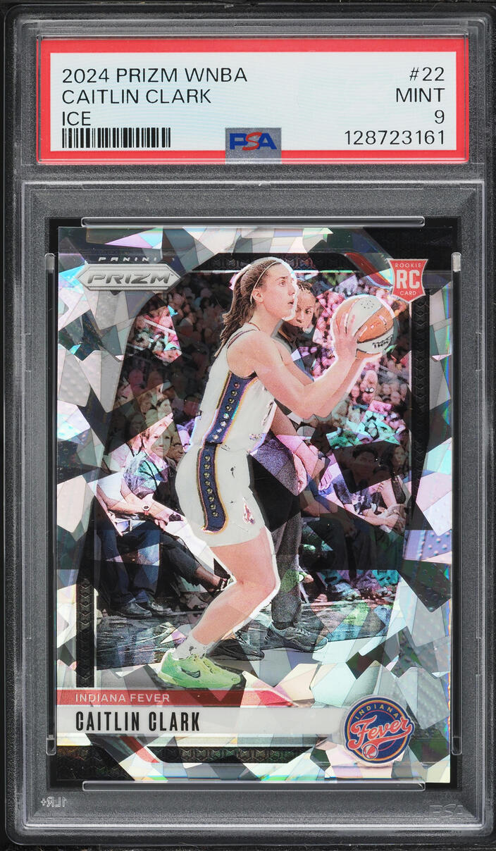2024 Panini Prizm WNBA Ice Caitlin Clark ROOKIE #22 PSA 9 MINT