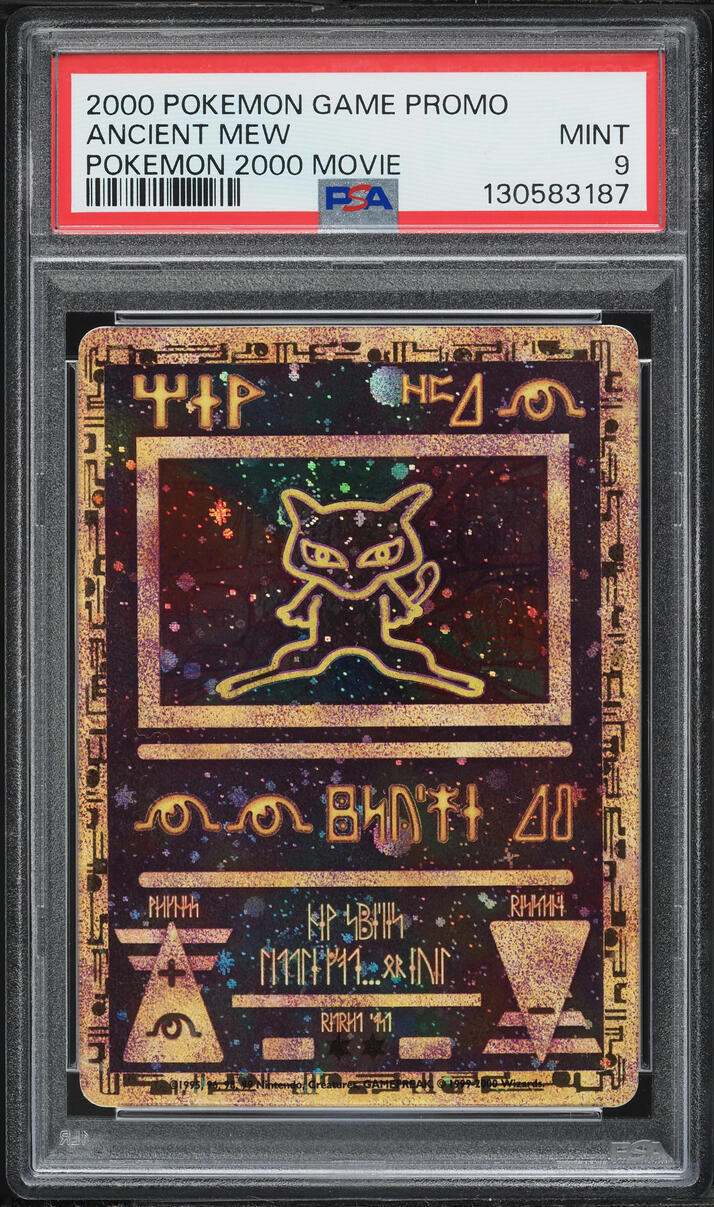 2000 Pokemon Movie Promo Ancient Mew PSA 9 MINT