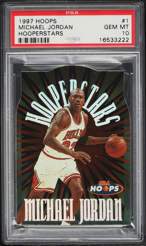 1997 Metal Universe Championship Michael Jordan #23 PSA 8 NM-MT on