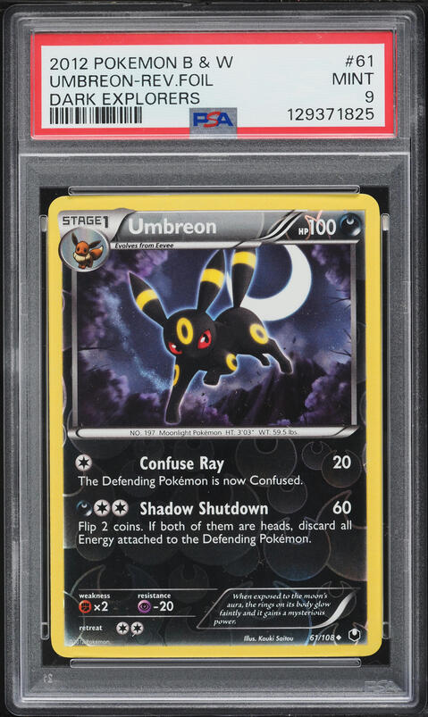 dark umbreon pokemon card VMAX Crystal Series Card Type / HP / Stage Dark umbreon revival Handmade Holo