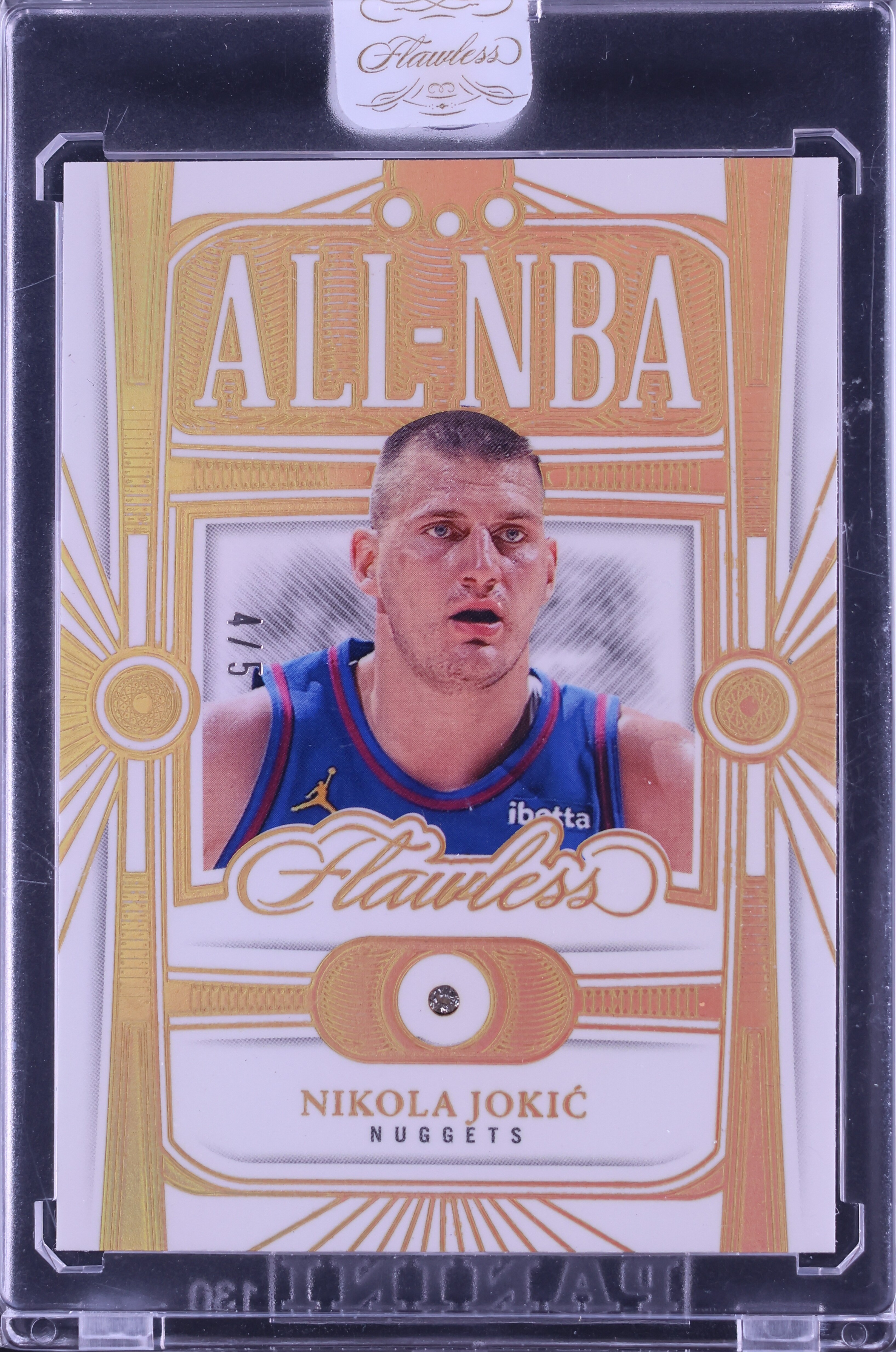 2023 Panini Flawless All-NBA Diamond Gem Nikola Jokic /5 #183 CGC 