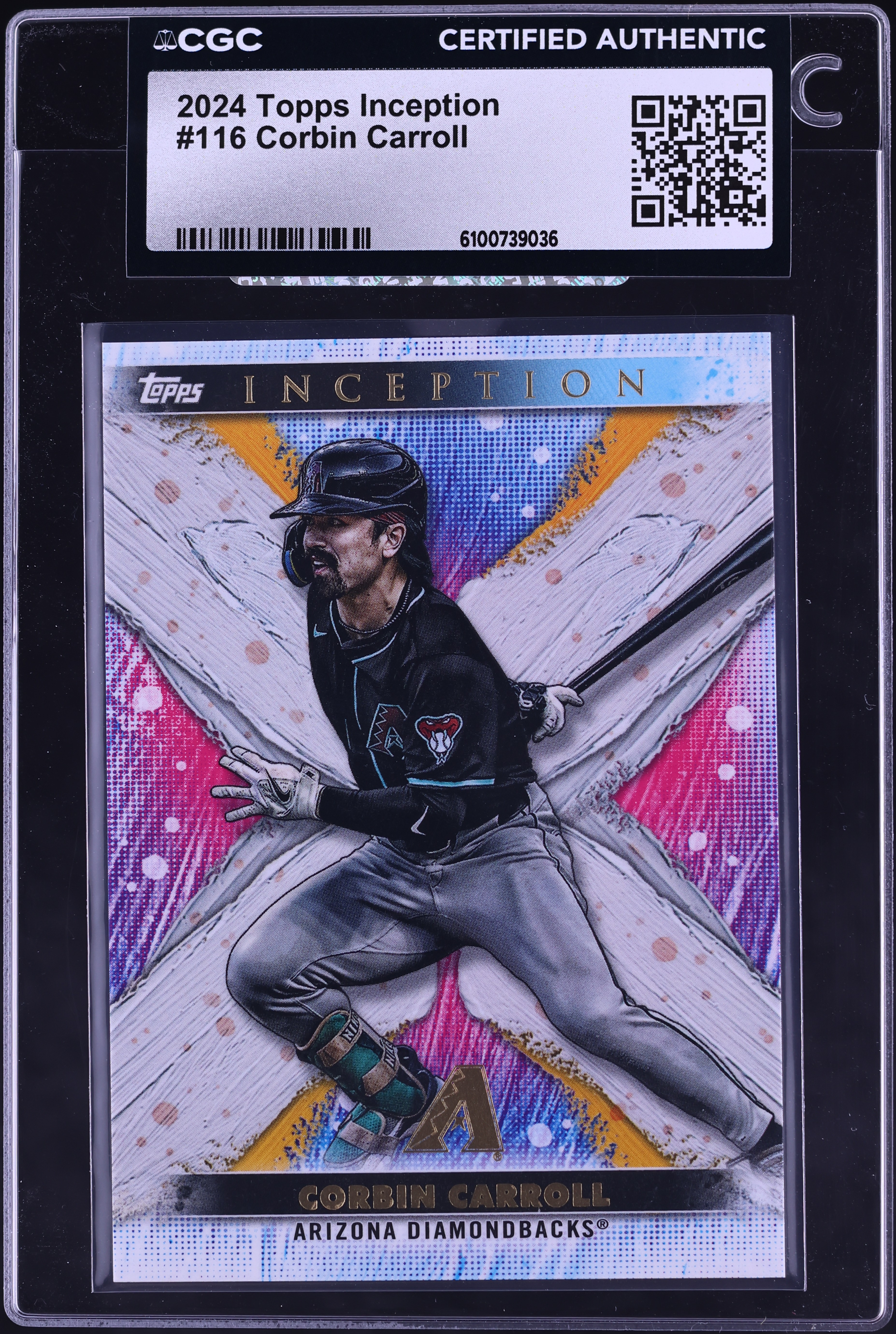2024 Topps Inception Corbin Carroll #116 CGC AUTH on Fanatics Collect