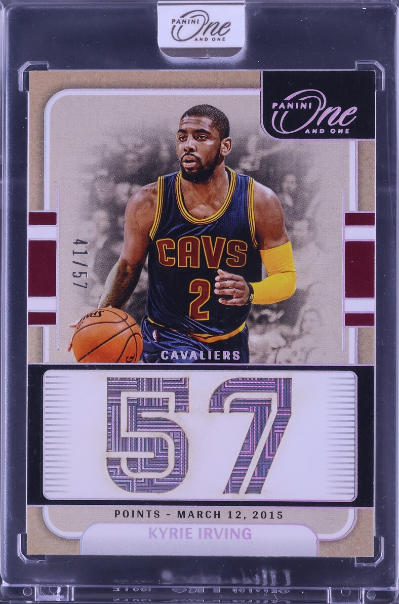 2024 Panini One And One Stats Kyrie Irving /57 #15 CGC AUTH