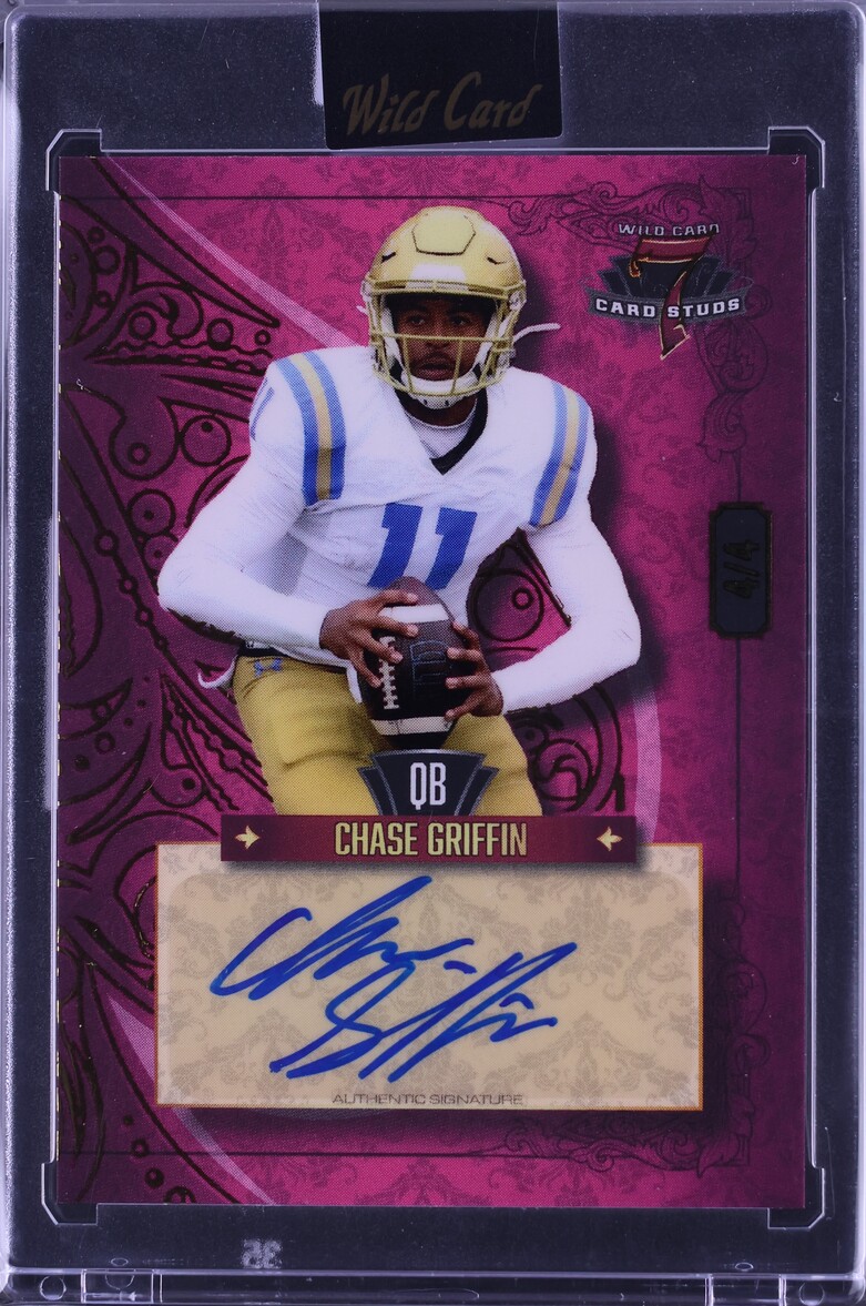 2023 Wild Card 7 Card Studs Left Spade Gold Foil Pink Chase