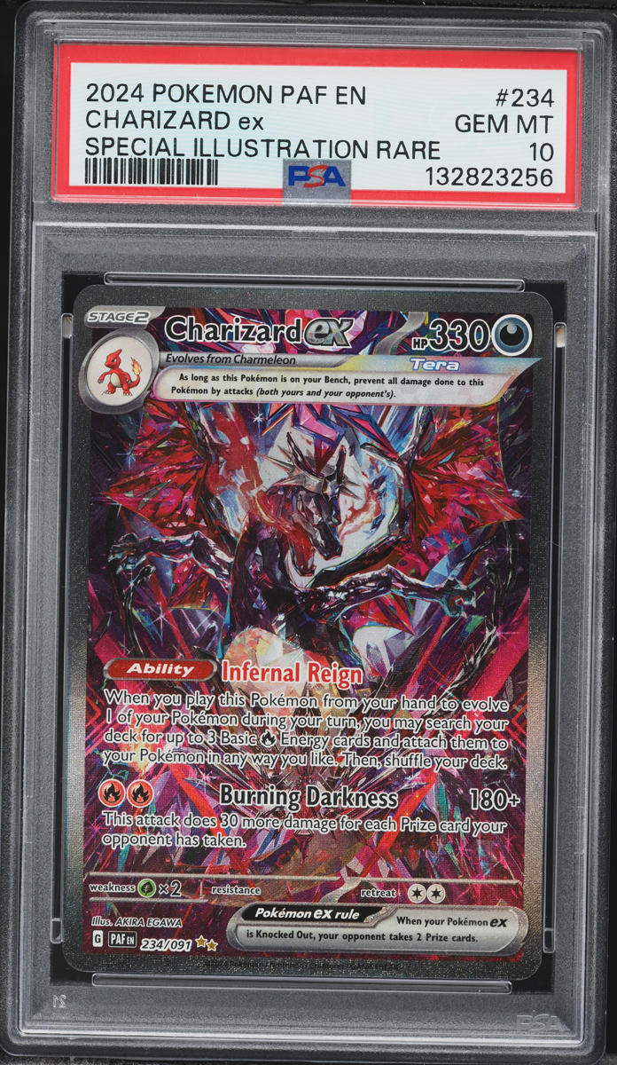 2024 Pokemon Scarlet & Violet Paldean Fates SIR Charizard EX #234 PSA 10 GEM MINT