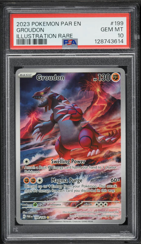 2023 Pokemon Japanese Scarlet & Violet Raging Surf AR Groudon #69