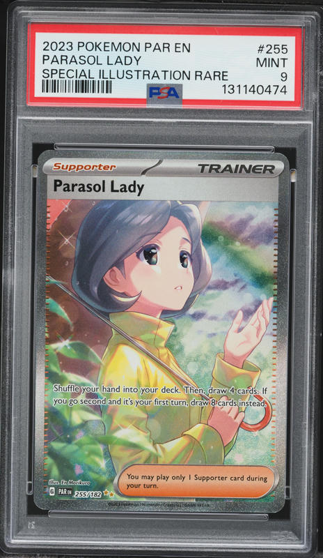 2023 Pokemon Scarlet & Violet Paradox Rift SIR Parasol Lady #255 PSA 9 MINT