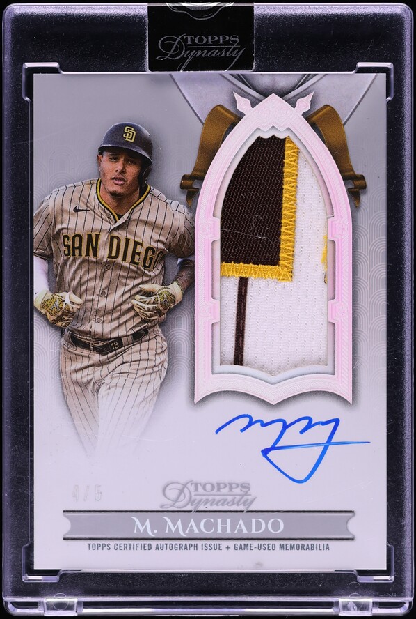 2024 Topps Dynasty Silver Manny Machado PATCH AUTO /5 #DAPB-MM2