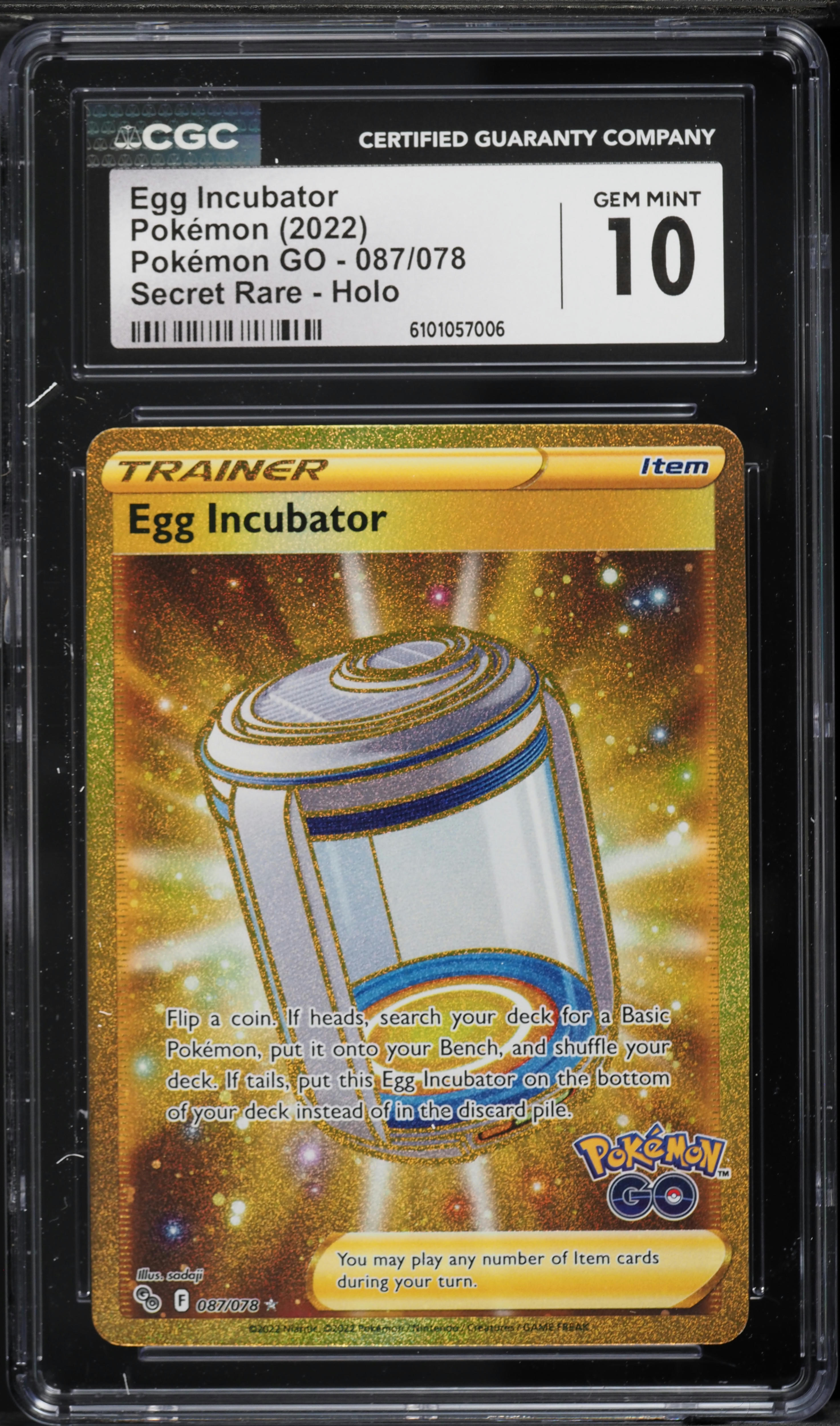 egg incubator pokemon go card price (066/078) [Pokmon GO]  Emmett's ToyStop put this Egg Incubator on the bottom of your deck instead of in the discard pile Pokemon Center 2019 Pokemon GO